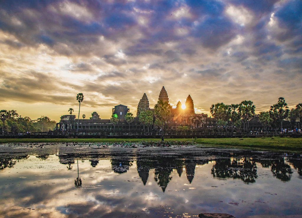 Angkor Wat sunrise at Siem Reap. Cambodia