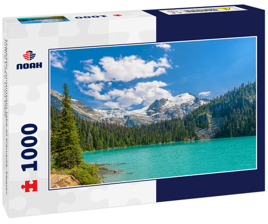 Majestic mountain lake in Canada. Upper Joffre Lake Trail View