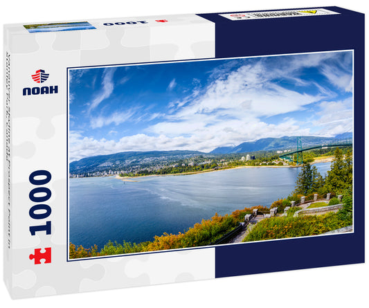 Vanouver Skyline at Prospect Point in Stanley Park, Canada