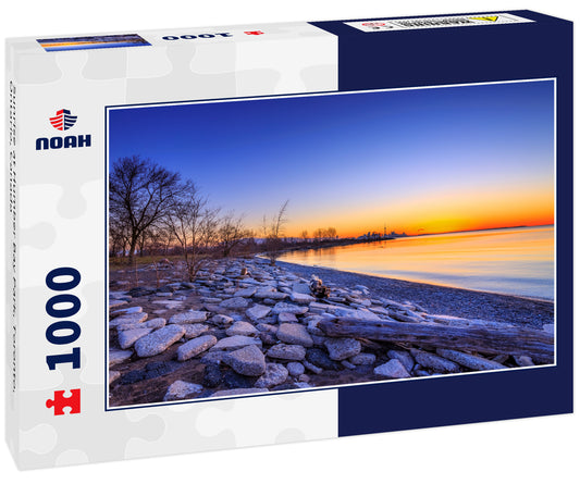 Sunrise at Humber Bay Park, Toronto, Ontario, Canada