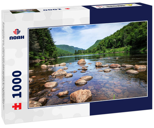 Panoramic view of Jacques Cartier River, Jacques Cartier National Park, Quebec