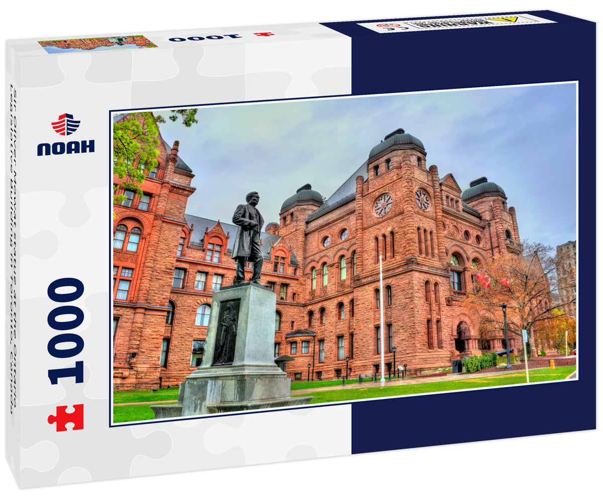 Sir Oliver Mowat statue at the Ontario Legislative Building in Toronto, Canada