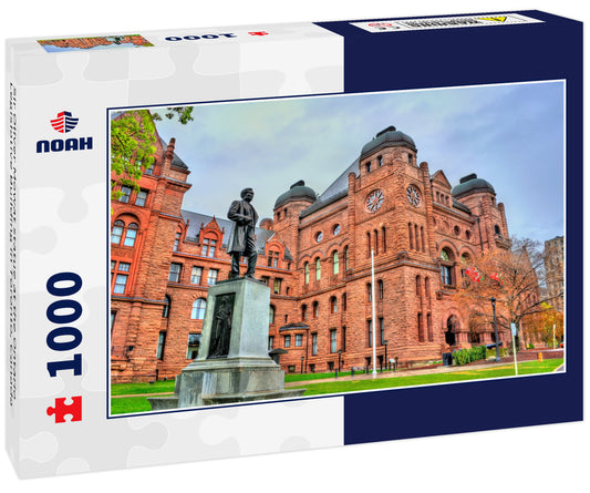 Sir Oliver Mowat statue at the Ontario Legislative Building in Toronto, Canada