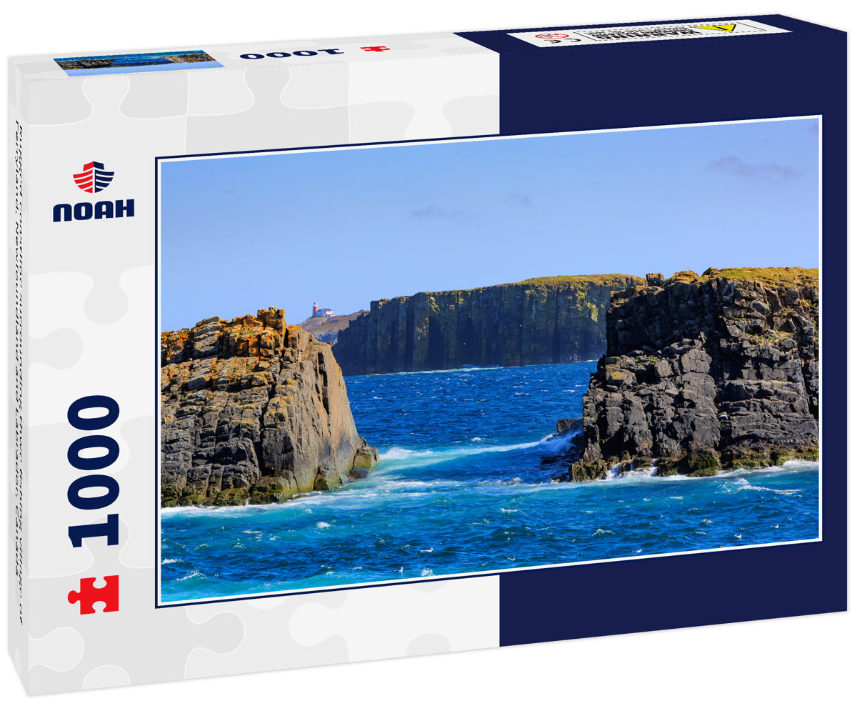 Rugged coastline surrounding thwe fishing village of Ferryland, Newfoundland and Labrador, Canada