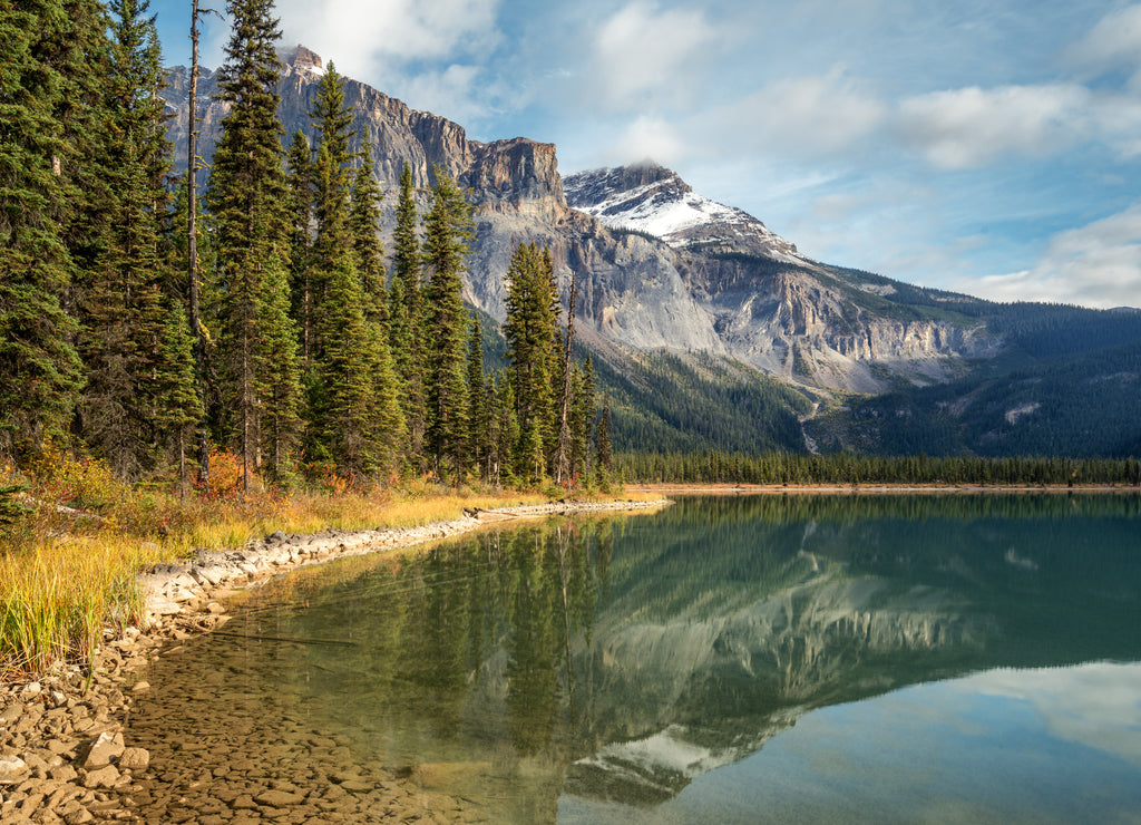 Autumn Hiking around Emerald Lake in Yoho National Park