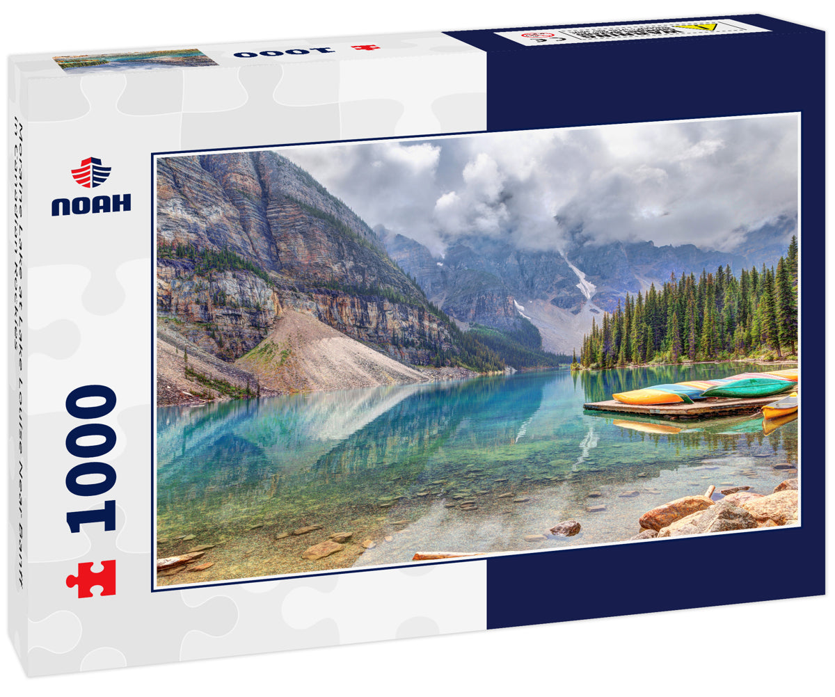 Moraine Lake at Lake Louise Near Banff in Canadian Rockies