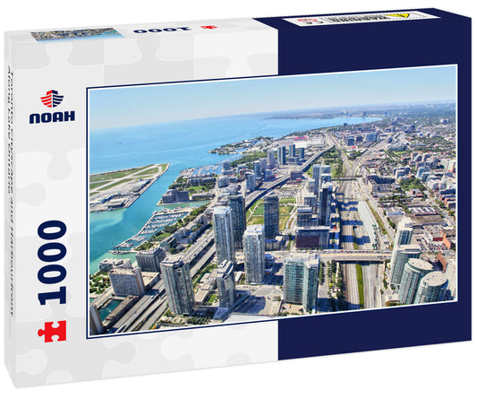 Toronto Cityscape and Harbourfront Along Lake Ontario