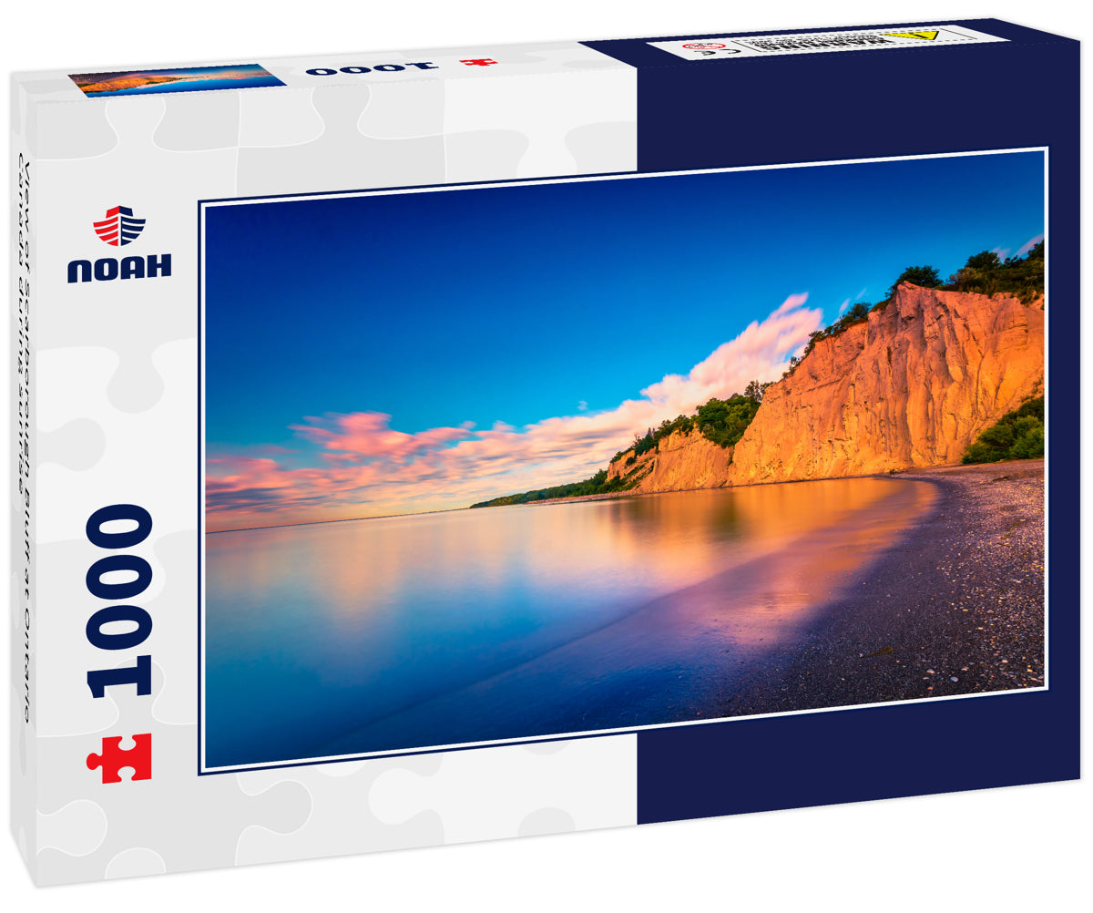 View of Scarborough Bluff at Ontario Canada during sunrise