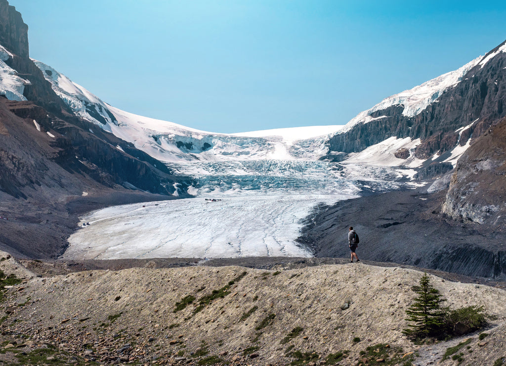 Athabasca Glacier in Jasper National Park, Alberta, Canada