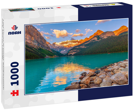 Lake Louise at sunset. Banff National Park. Alberta. Canada