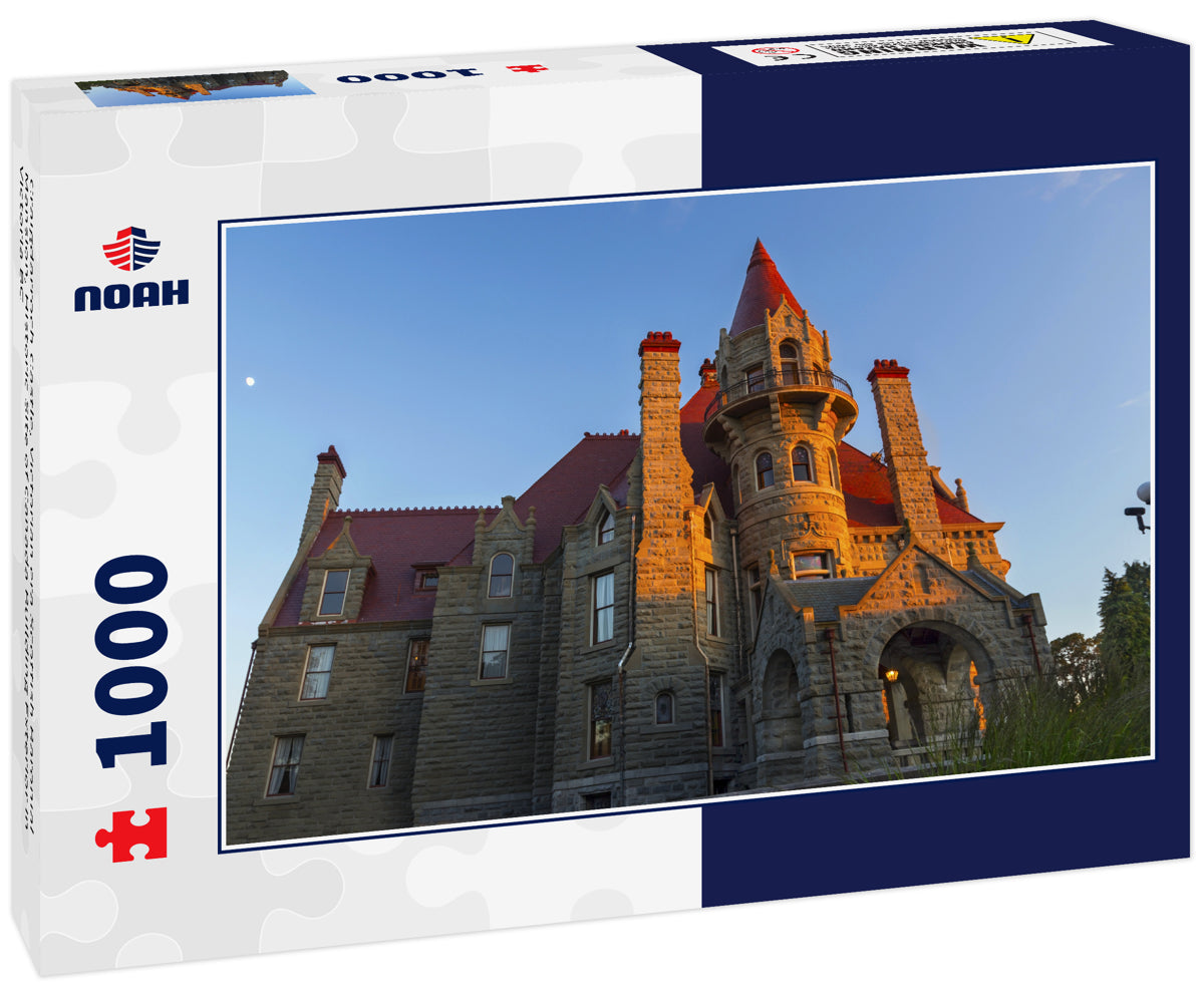 Craigdarroch Castle, Victorian era Scottish Baronial Mansion, Historic Site of Canada Building Exterior in Victoria BC
