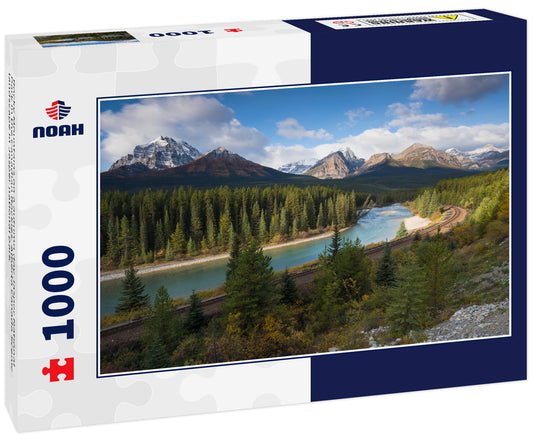 Rocky Mountains on a autumn day Jasper National Park in the Canadian Rockies. Alberta Canada Scenic landscape in Jasper national park