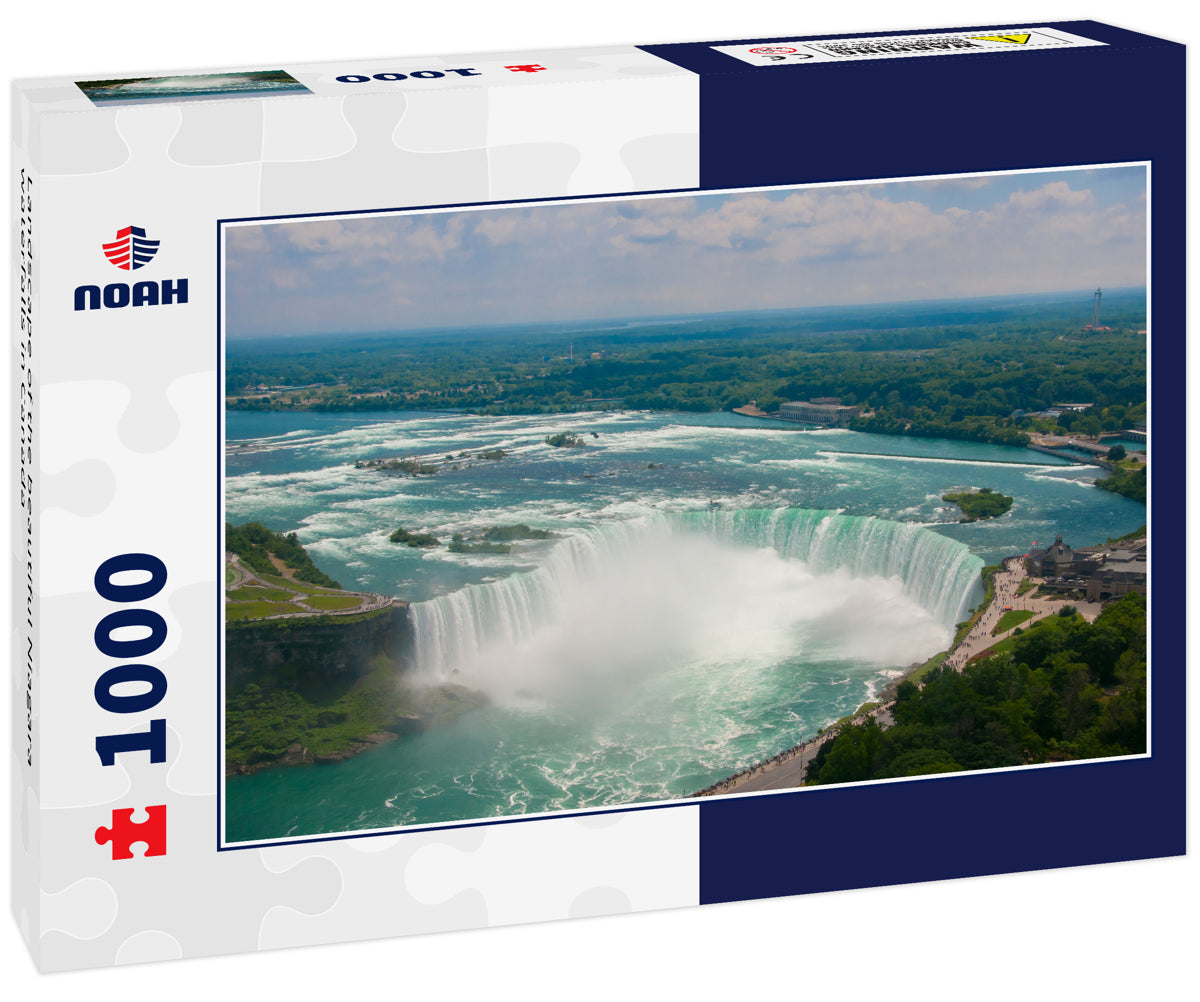 Landscape of the beautiful Niagara waterfalls in Canada