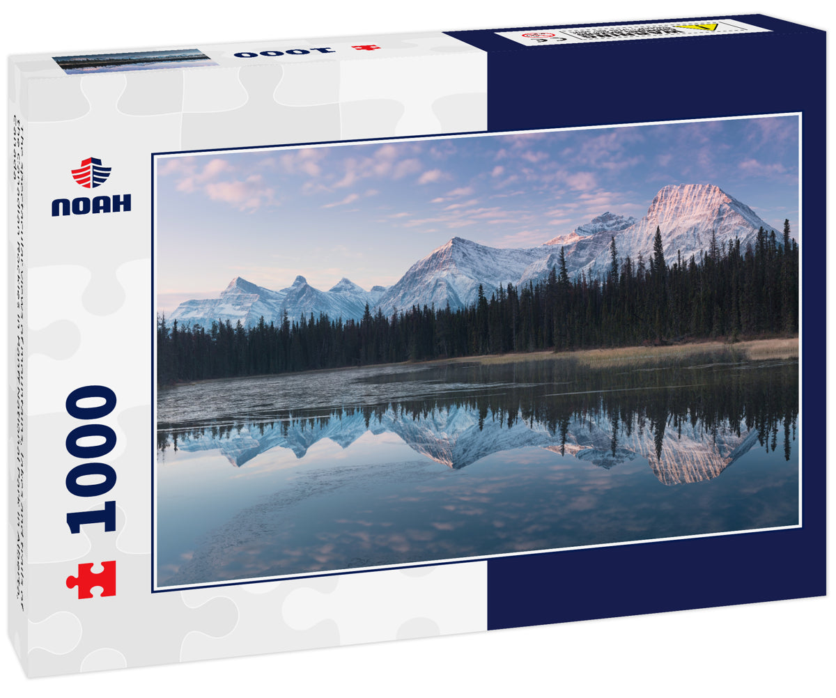 The spectacular views of mountains, lakes and trails of the Canadian Rockies in Banff National Park in Alberta, Canada