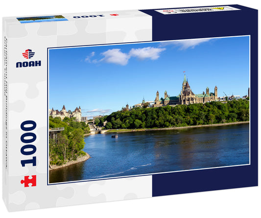 Parliament Hill Buildings in Ottawa, Ontario, Canada