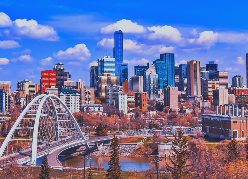 Edmonton Downtown Cityscape