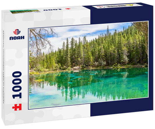 Majestic mountain lake in Canada