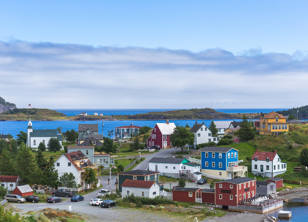 Small coastal town of Trinity, Newfoundland, Canada