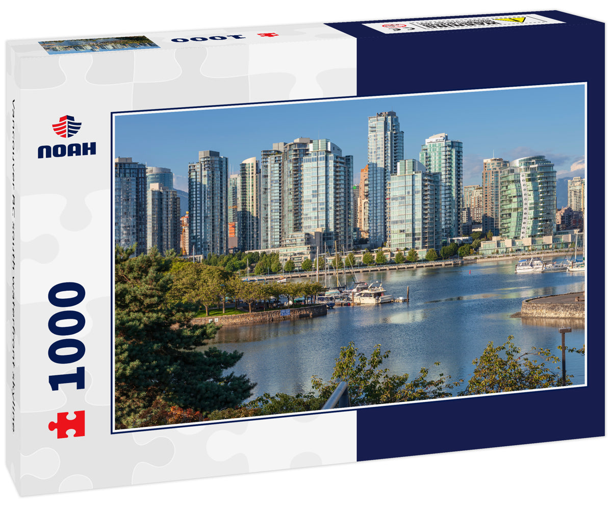 Vancouver BC south waterfront skyline