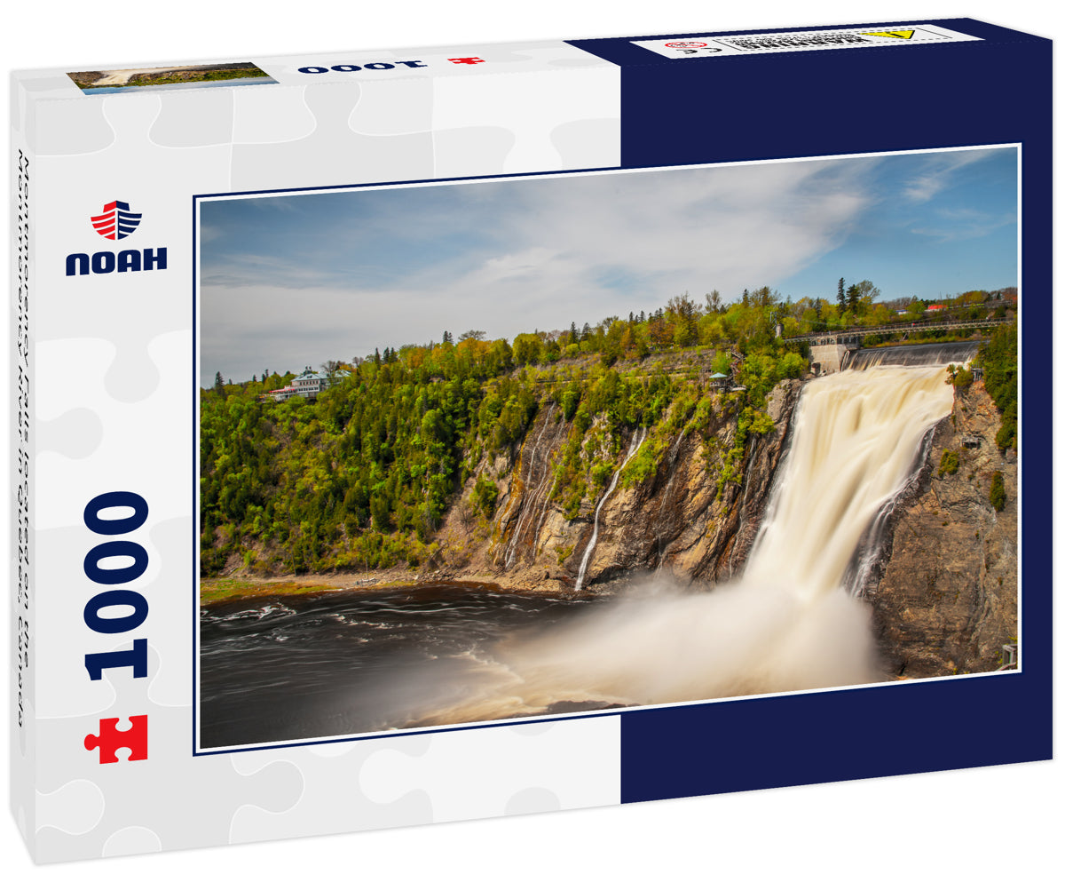 Montmorency Falls located on the Montmorency River in Quebec, Canada