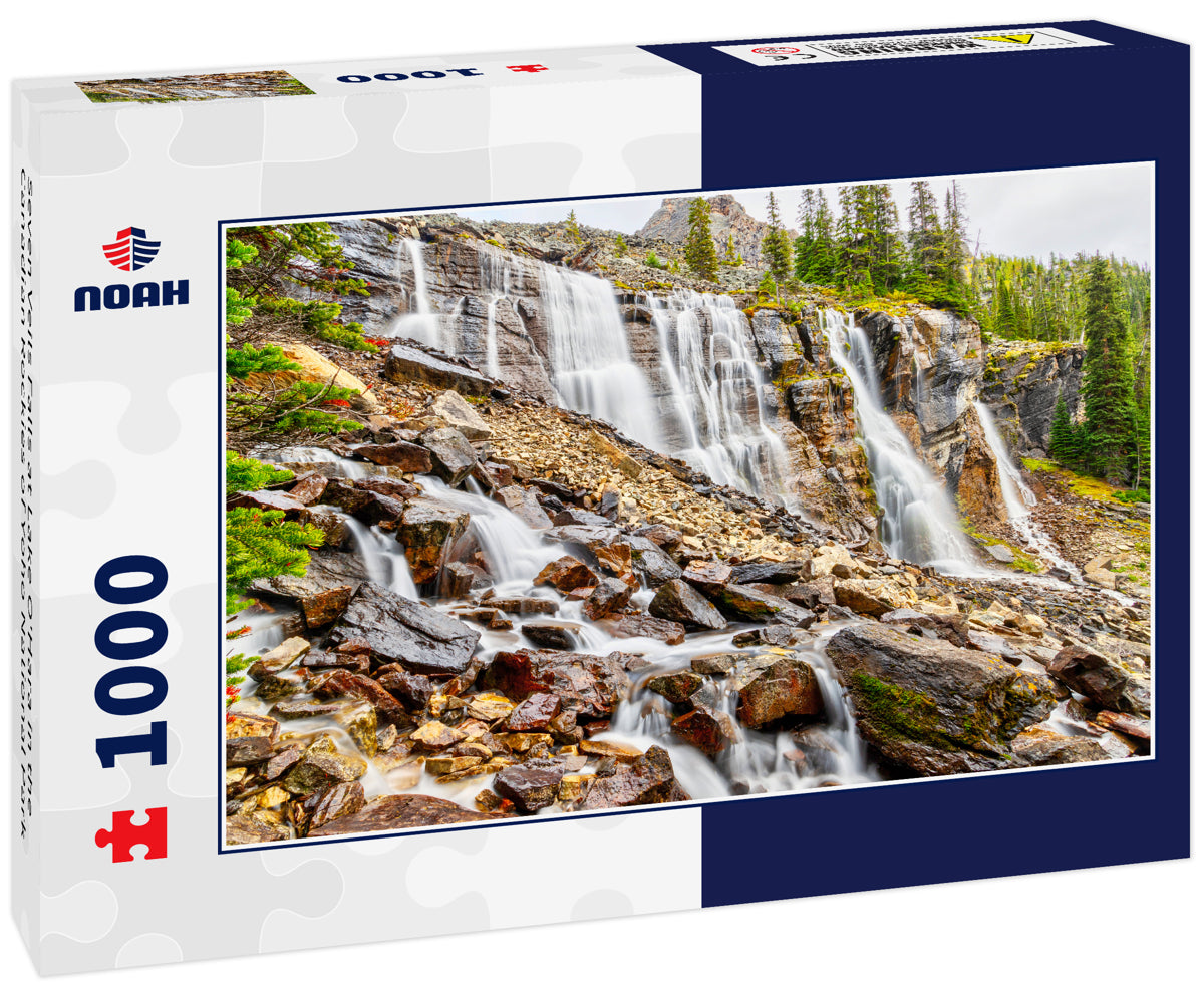 Seven Veils Falls at Lake O'Hara in the Canadian Rockies of Yoho National Park