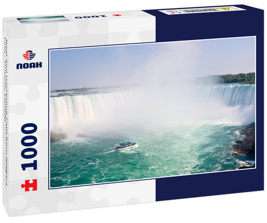 Boat and Horseshoe Falls from Niagara Falls - Ontario, Canada