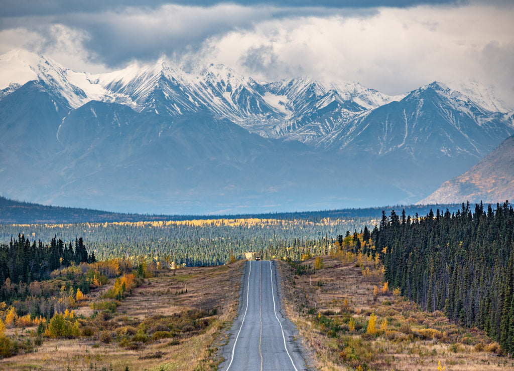 Stunning Haines Junction located in the northern Yukon Territory, Canada