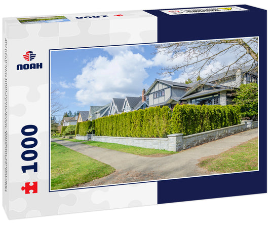 Green fence built from trees. Outdoor landscape. Security and privacy concept. Vancouver. Canada