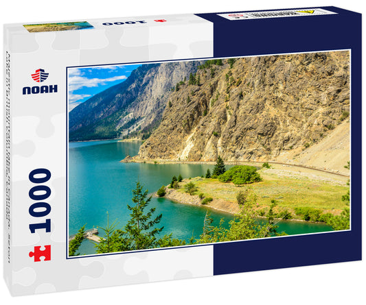 Majestic mountain lake in Canada. Seton Lake in British Columbia, Canada