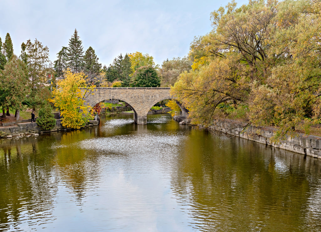 The Lake Victoria and Arboretum Park, Stratford, Ontario, Canada