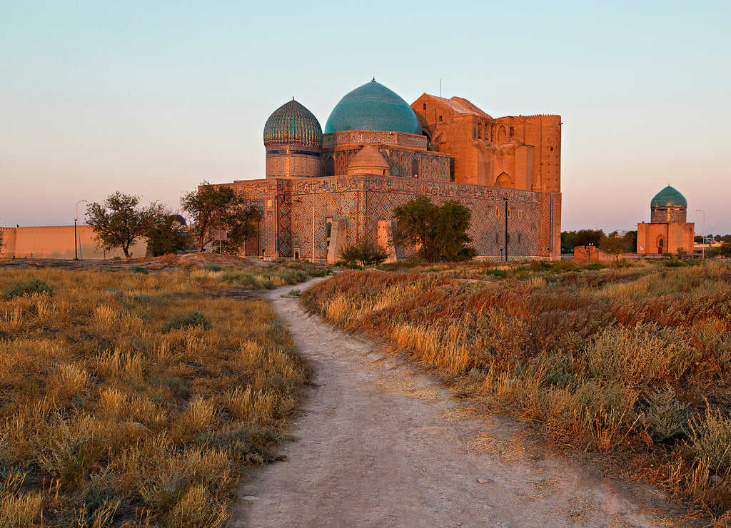 Mausoleum of Khoja Ahmed Yasawi in the city of Turkestan, Kazakhstan