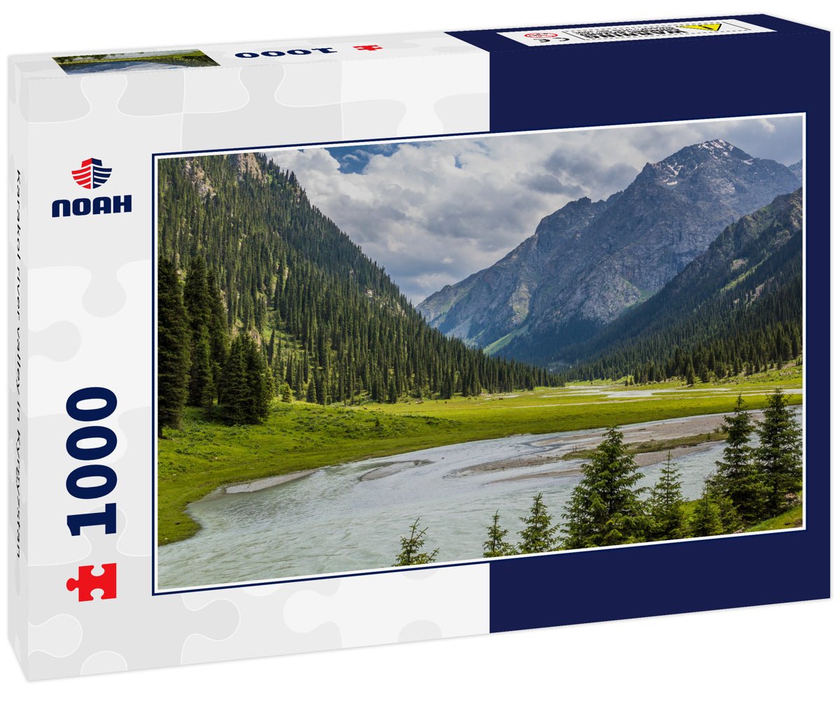 Karakol river valley in Kyrgyzstan