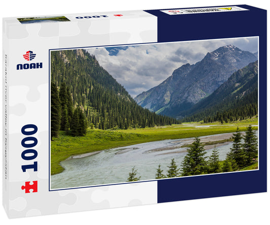 Karakol river valley in Kyrgyzstan