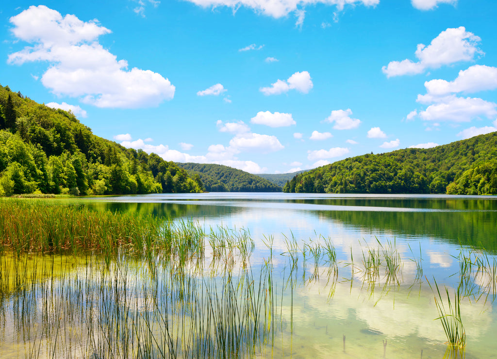 Beautiful landscape in the Plitvice Lakes National Park, Croatia