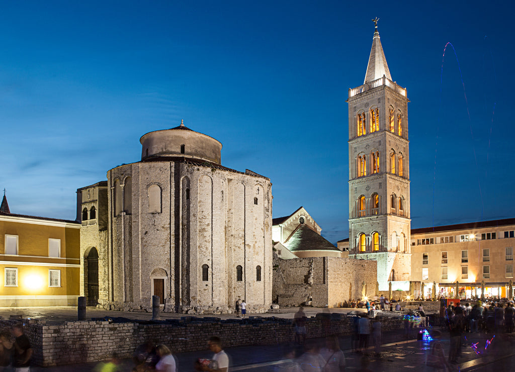 Roman forum and church St. Donata in Zadar, Croatia
