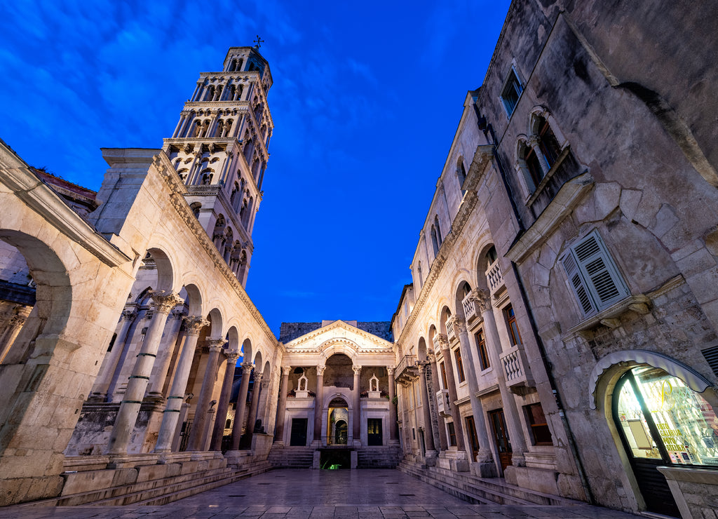 Diocletian's Palace in Split, Croatia