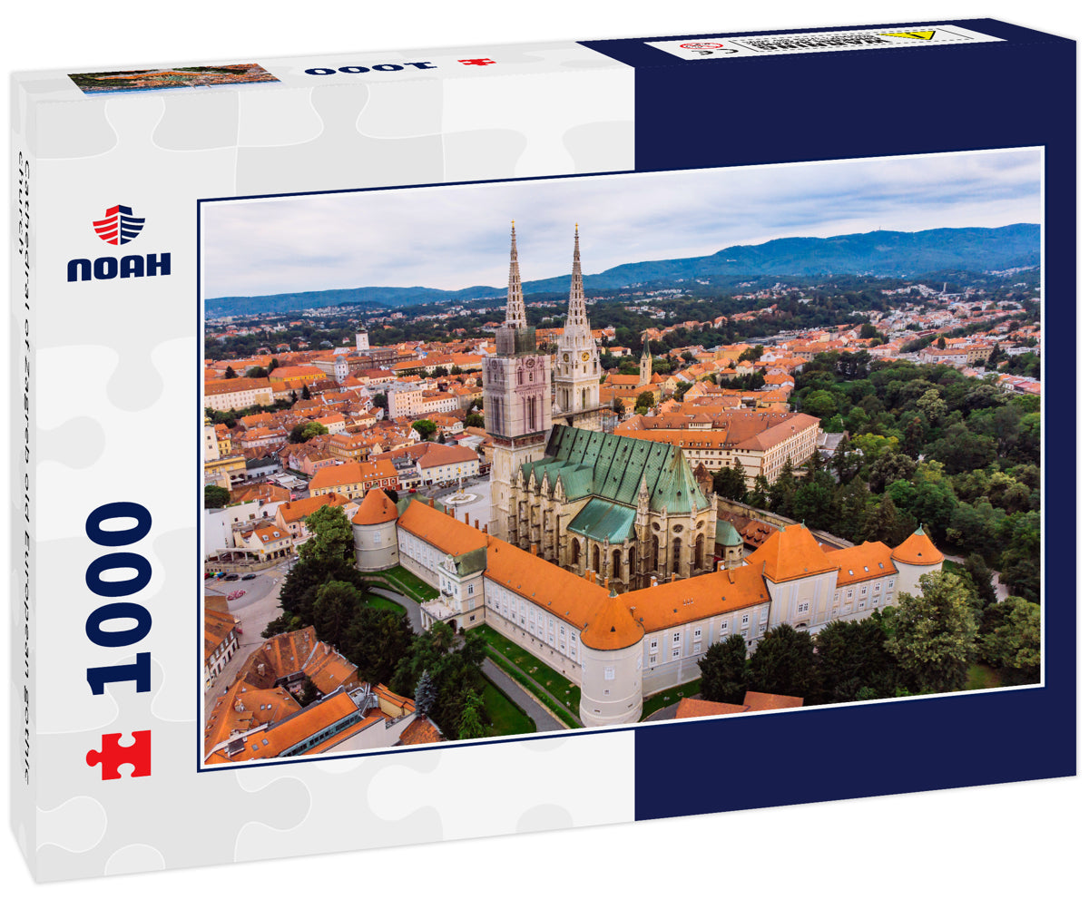 Cathedral of Zagreb old European gothic church