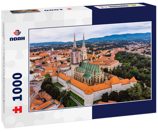 Cathedral of Zagreb old European gothic church