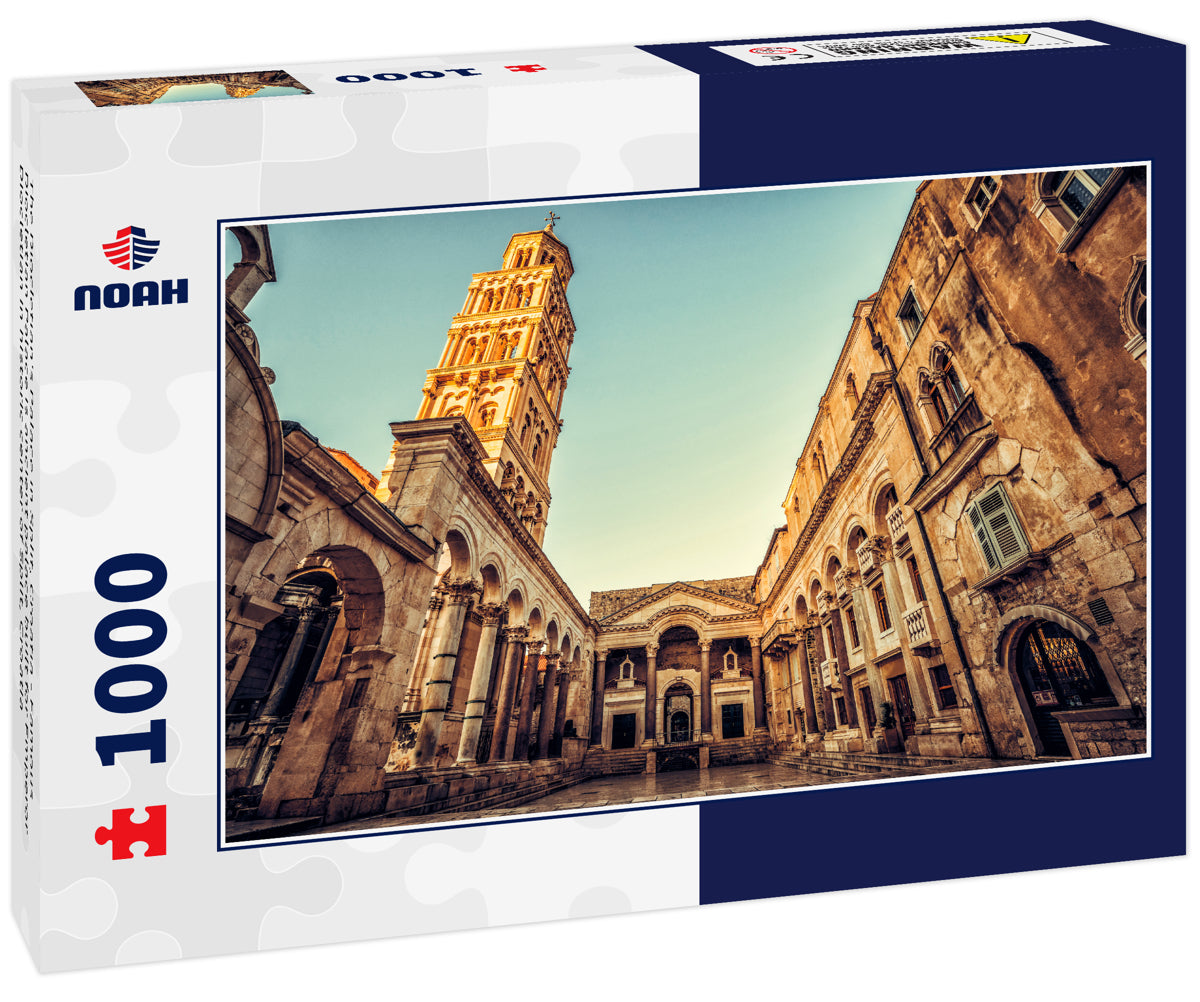The Diocletian's Palace in Split, Croatia - Famous Diocletian Palace is ancient palace built for Emperor Diocletian in historic center of Split, Croatia