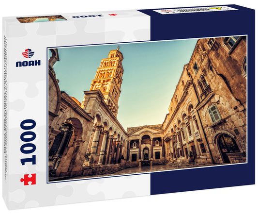 The Diocletian's Palace in Split, Croatia - Famous Diocletian Palace is ancient palace built for Emperor Diocletian in historic center of Split, Croatia