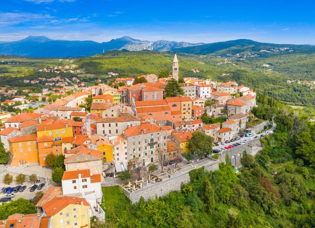 Town of Labin in Istria, Croatia