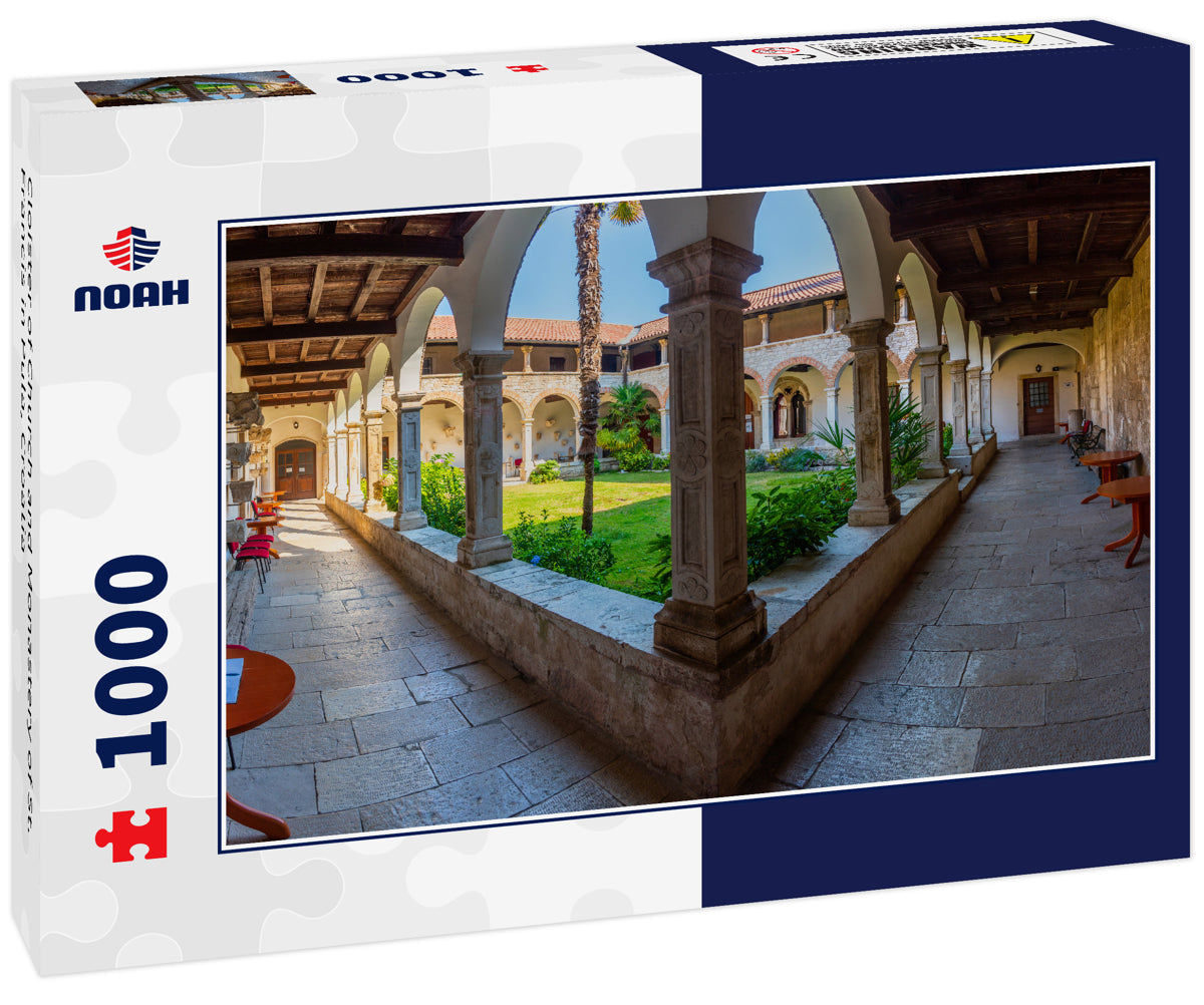 Cloister of Church and Monastery of St. Francis in Pula, Croatia