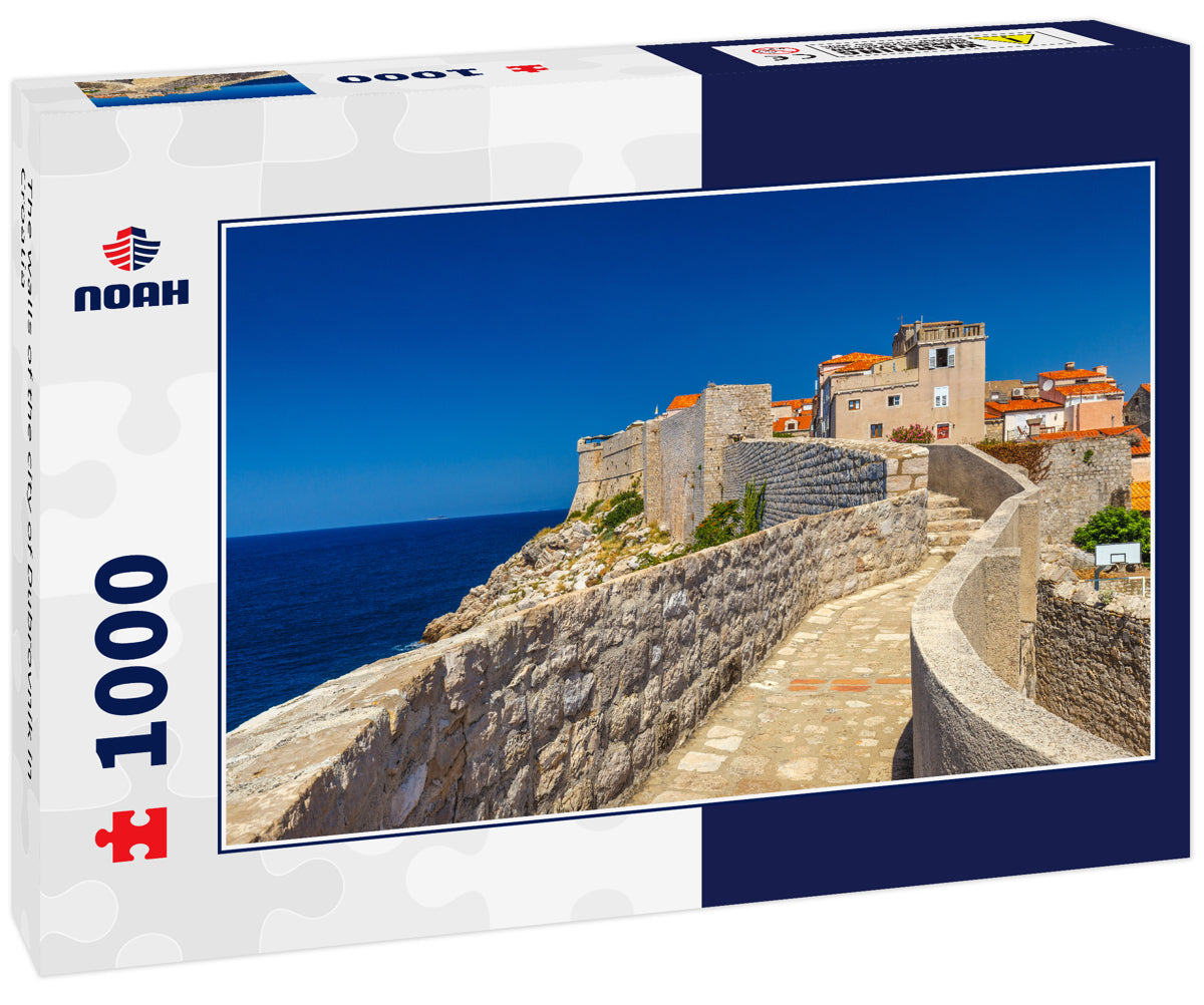 The walls of the city of Dubrovnik in Croatia