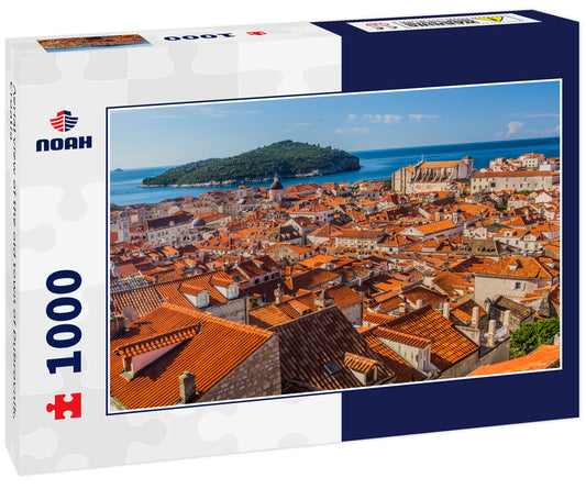 Aerial view of the old town of Dubrovnik, Croatia