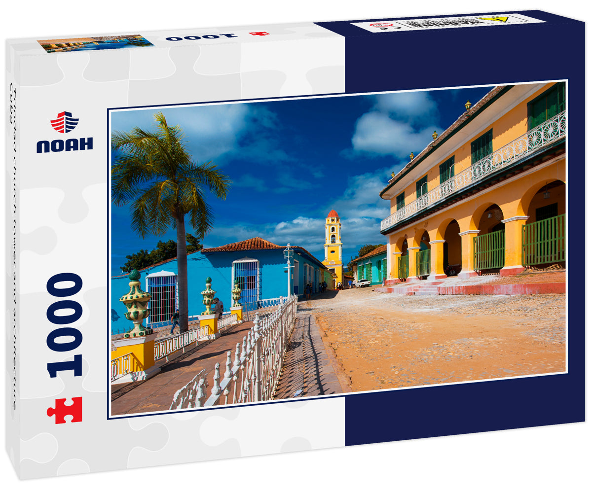 Trindad church tower and architecture Cuba