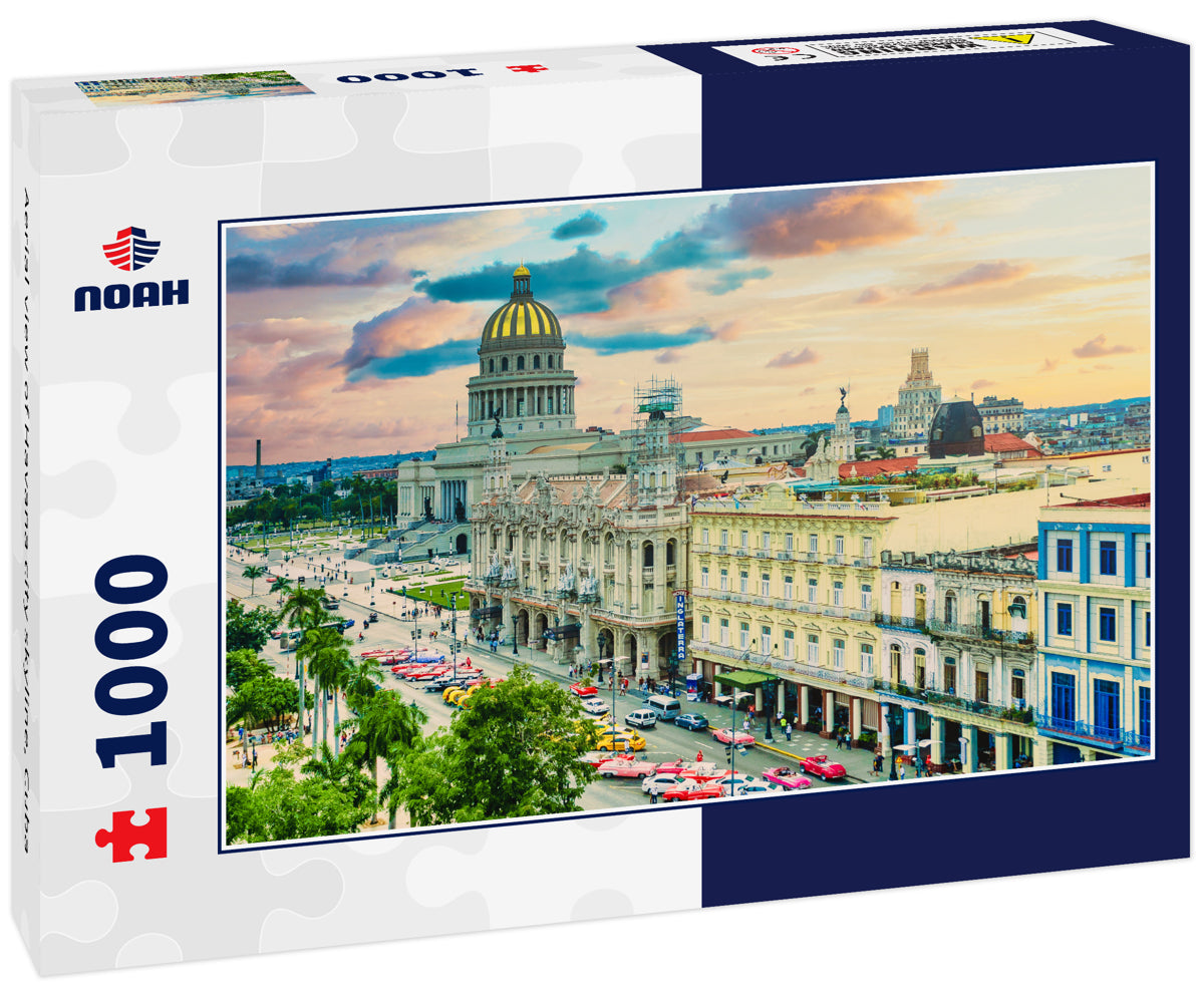 Aerial view of Havana city skyline, Cuba