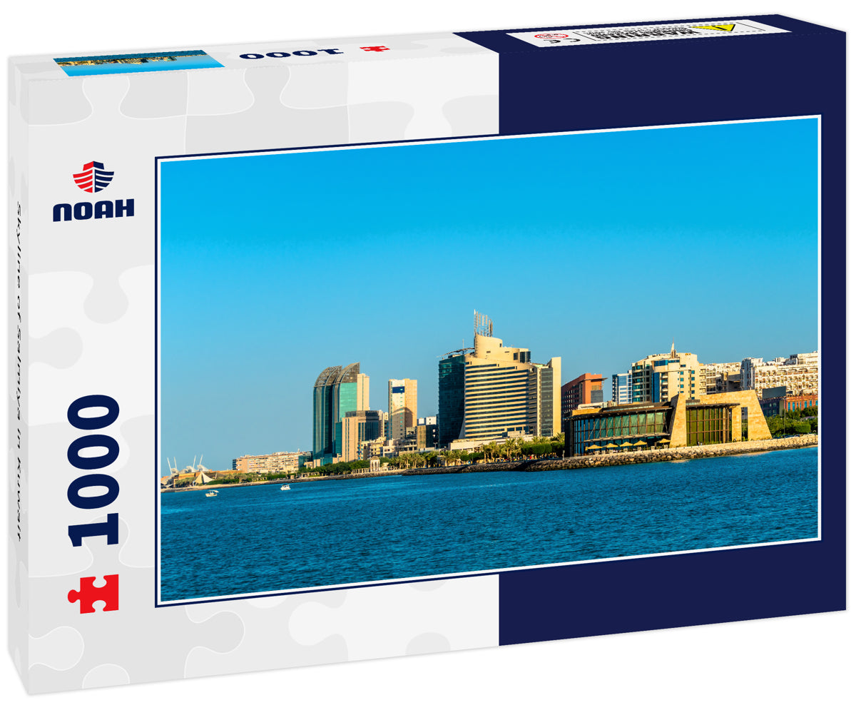 Skyline of Salmiya in Kuwait