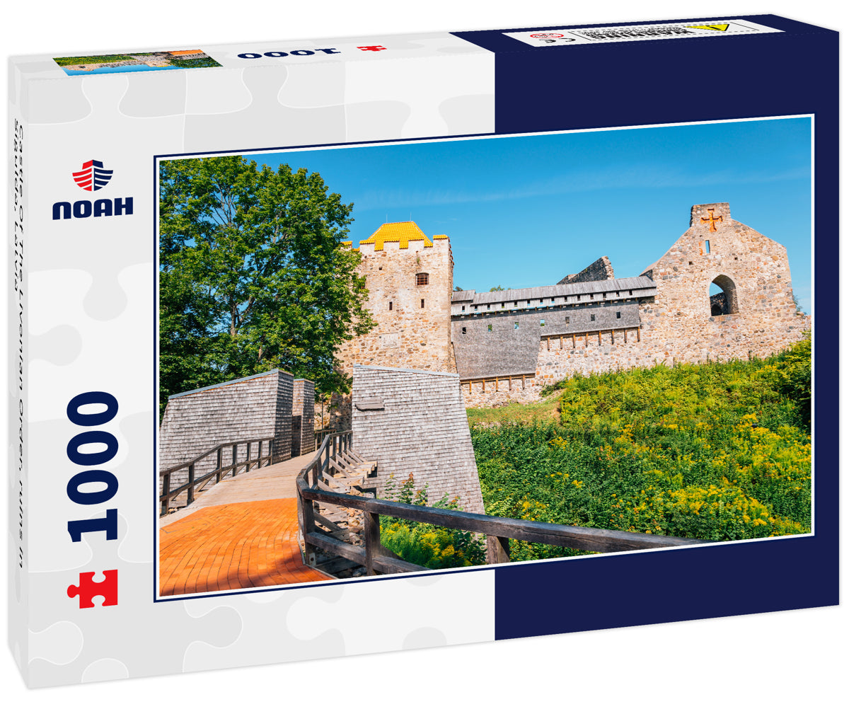 Castle Of The Livonian Order, ruins in Sigulda, Latvia