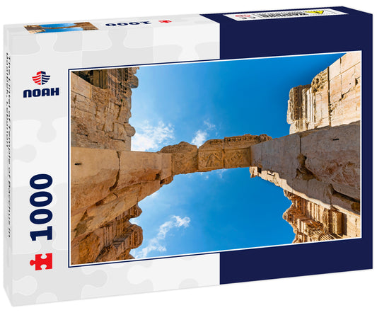 The Lintel of Temple of Bacchus in Baalbek, Lebanon