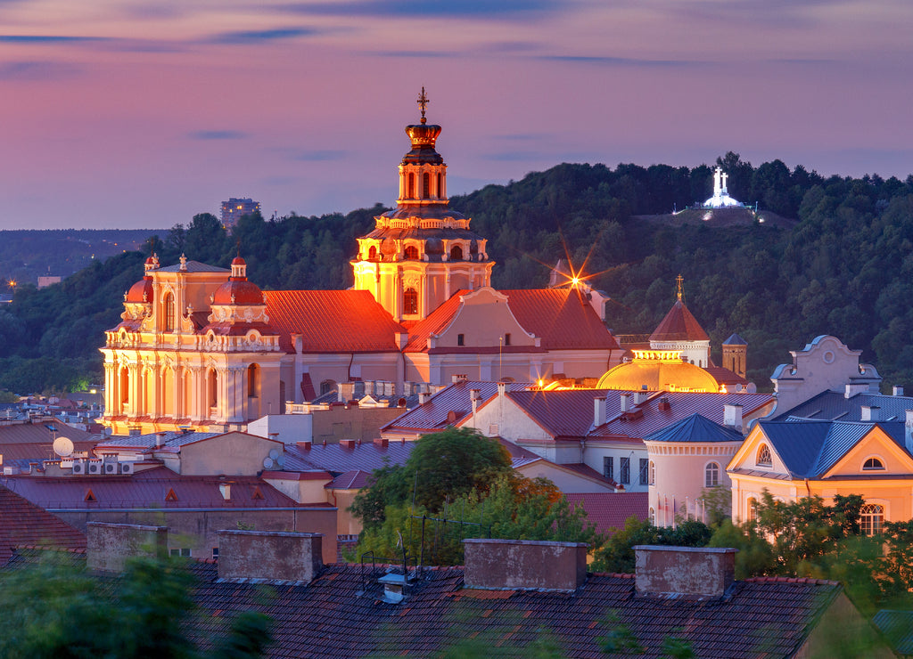 Vilnius. Aerial view of the city